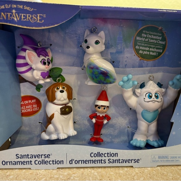 NEW The Elf on the Shelf Santaverse 5 Ornament Collection The Enchanted World - Picture 2 of 11